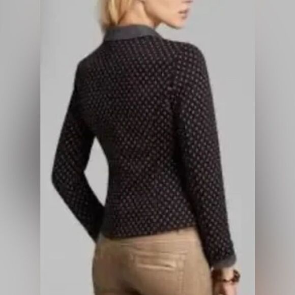 Free People Diamond Textured Polka Dot Knit Blazer. XS - Picture 8 of 8